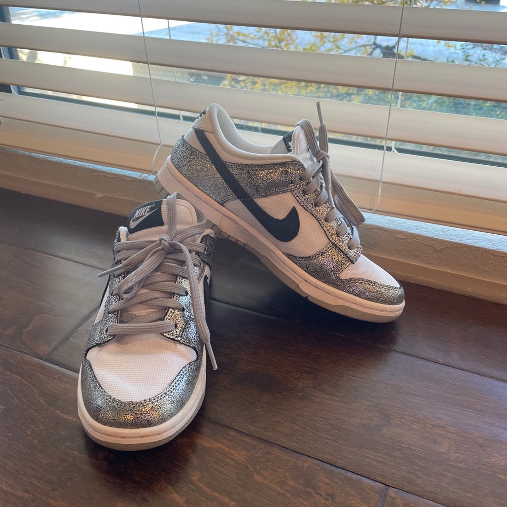 Nike Dunk Golden Gals Metallic Silver